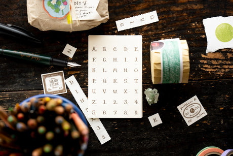 OURS Studio Letters (No Frame) Letterpress Book