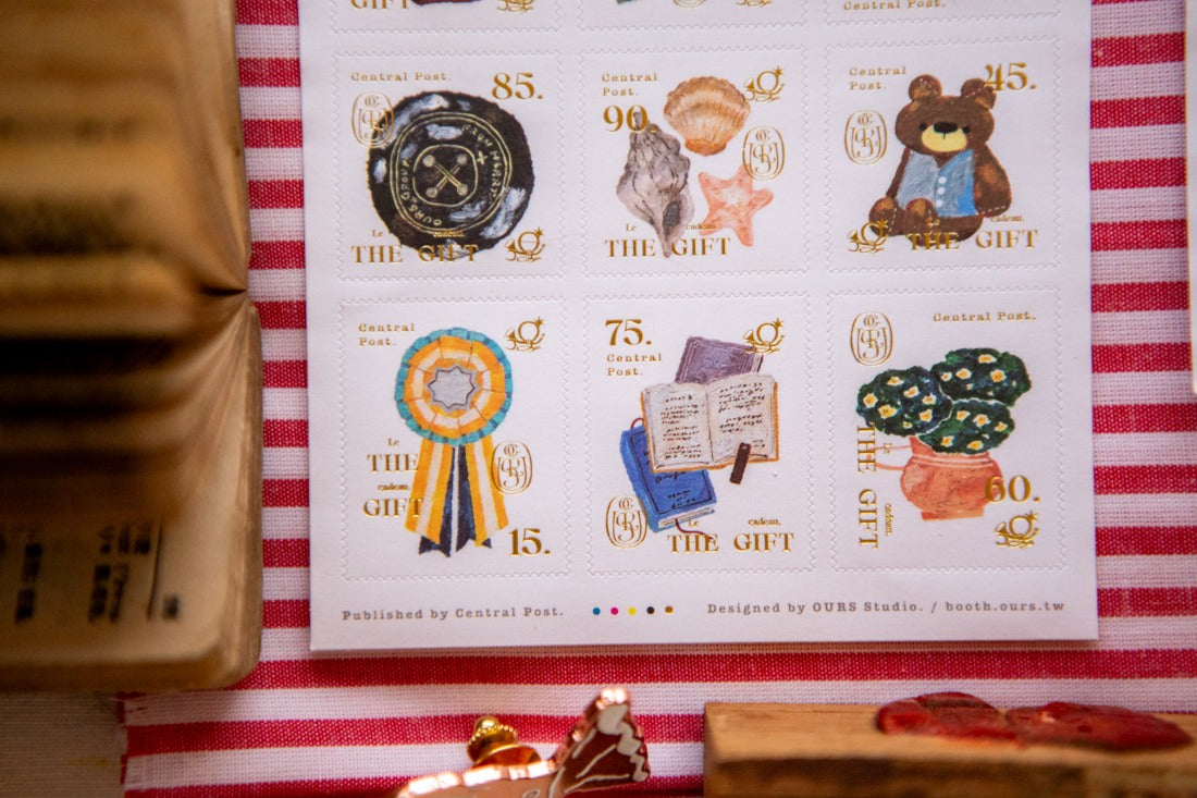 OURS Studio The Gift Stamp Style Sticker