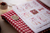 OURS Studio Ribbon Bow Stamp Style Sticker