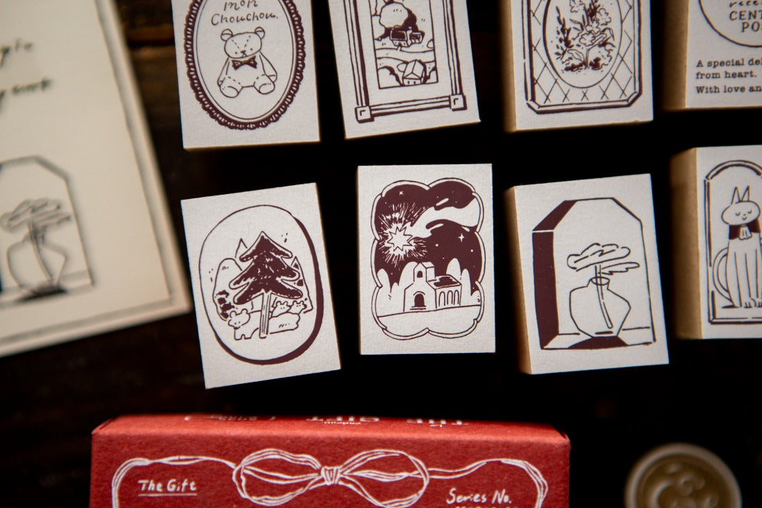 OURS Studio "The Gift" Rubber Stamp Series