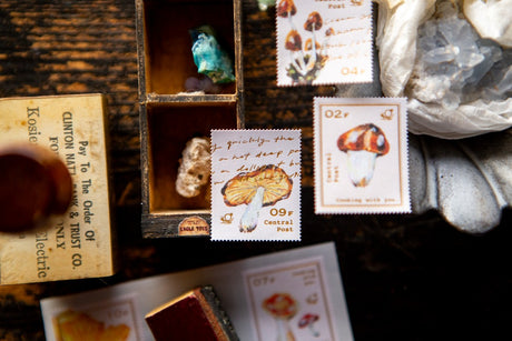 OURS Studio Mushroom Recipe Stamp Sticker