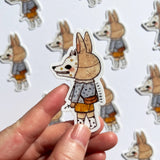 jb0xtchi Vinyl Sticker - Rabbit With Mask

The rabbit with mask vinyl sticker was illustrated by jb0xtchi (Jessica Ng). jb0xtchi creates stationary and small trinkets from whimsical ideas in the form of painting using ink, watercolour, and gouache.