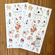 This whimsical themed washi sticker sheet was illustrated by jb0xtchi (Jessica Ng). jb0xtchi creates stationary and small trinkets from whimsical ideas in the form of painting using ink, watercolour, and gouache.

Washi Material Sticker Sheet
Height: 170mm x Width: 90mm
Includes 1 sticker sheet
