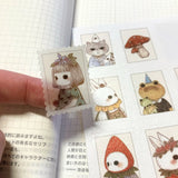 This whimsical stamp themed washi sticker sheet was illustrated by jb0xtchi (Jessica Ng). jb0xtchi creates stationary and small trinkets from whimsical ideas in the form of painting using ink, watercolour, and gouache.

Washi Material Sticker Sheet
Height: 170mm x Width: 90mm
Includes 1 sticker sheet