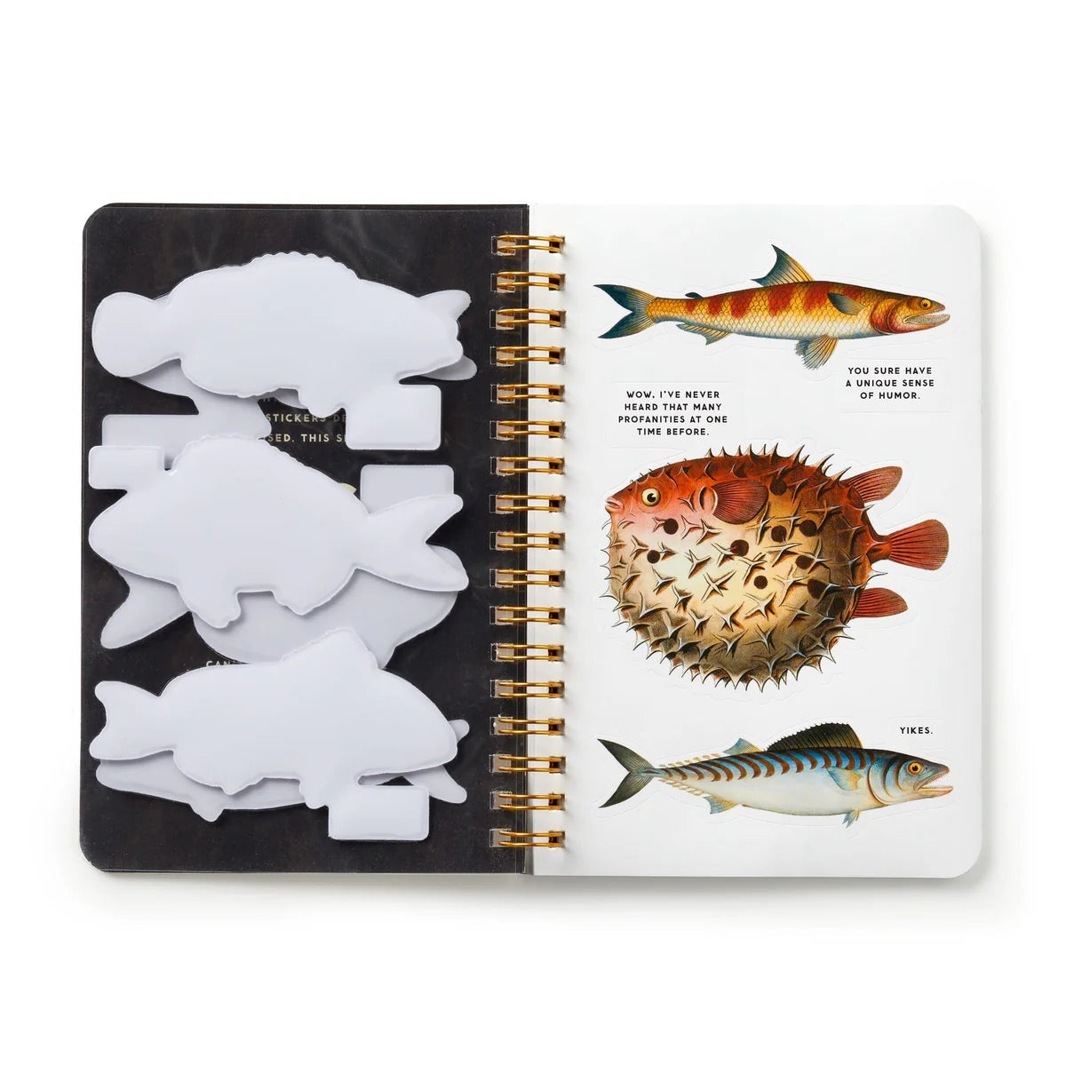 Brass Monkey Judgy Fish Sticker Book