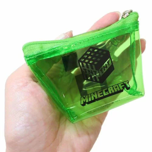 Minecraft Mini Clear Pouch Keychain - Creeper