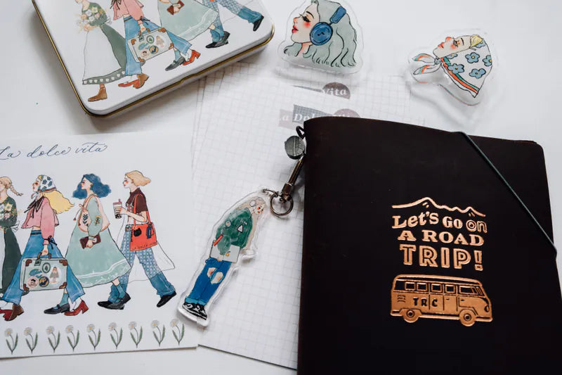 La Dolce Vita - Let's Walk Forward Happily, Together Acrylic Clip