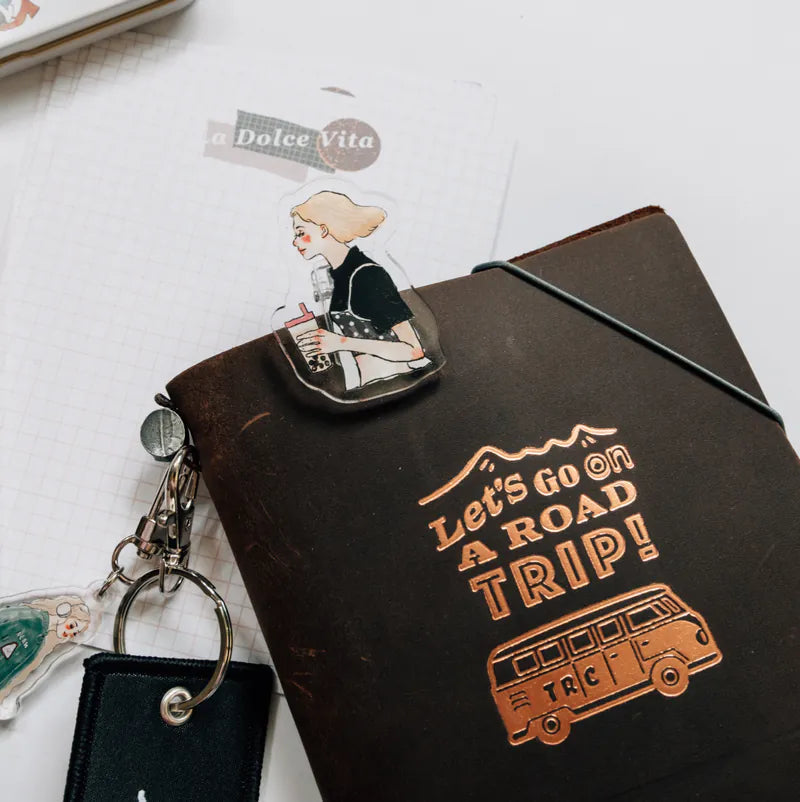 La Dolce Vita - Let's Walk Forward Happily, Together Acrylic Clip