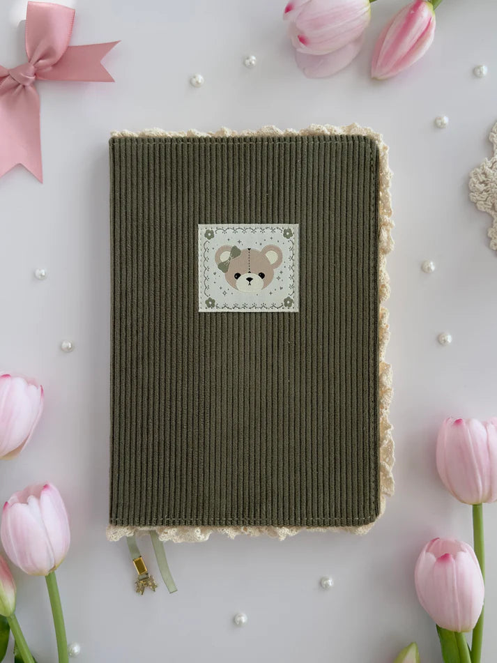 leelajournals Bear A5 TRP Grid Notebook