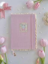 leelajournals Bunny A5 Notebook (Dotted, Lined)