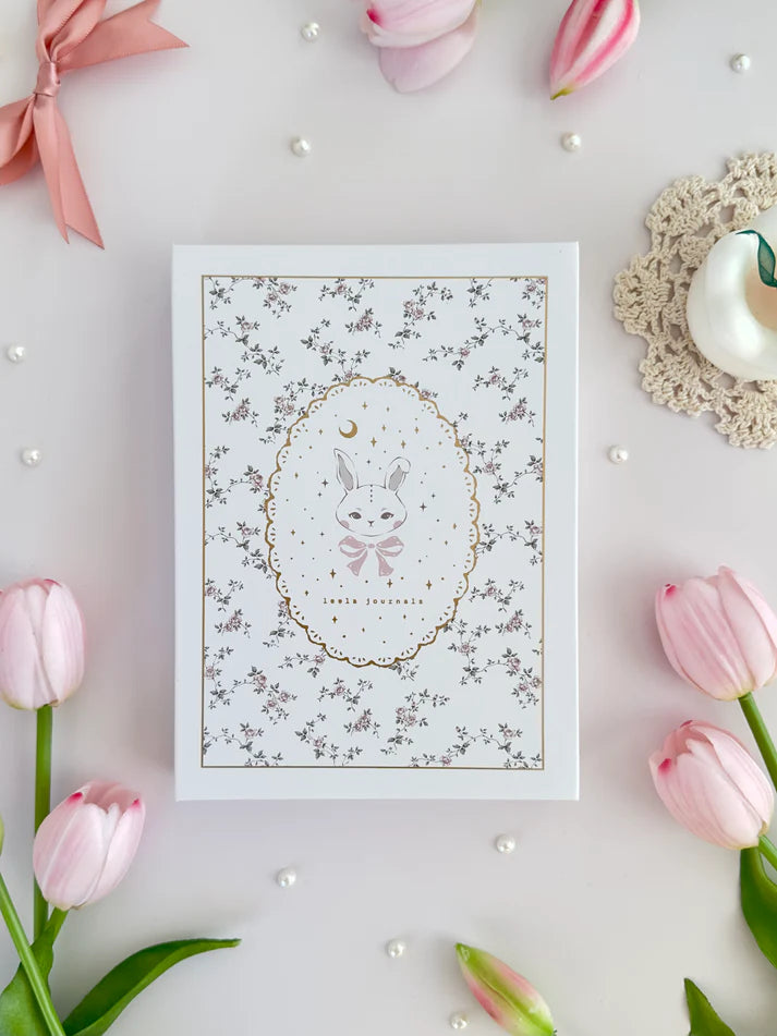 leelajournals Bunny B6 Notebook (Dotted, Grid)