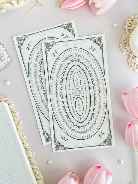 leelajournals Russian Doll Frames Sticker Sheet - 2 pc Set

♡2pc sticker sheet set - 2 large&nbsp;

♡ pet matte (clear)

♡ all sheet dimensions estimated: L: 4x7 (in) | S: 4x3 (in)