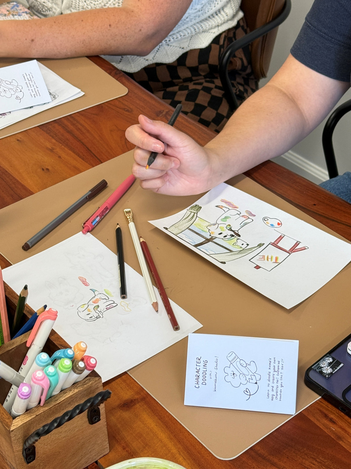 Character Doodling with Leika Ikuma from Kumakun Studio