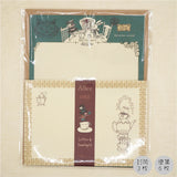Shinzi Katoh Alice in Wonderland Letter Set - Mad Tea Party