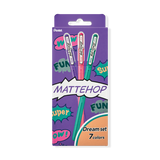 Pentel Hybrid Mattehop Gel Pen - Dream 7 Colors Set