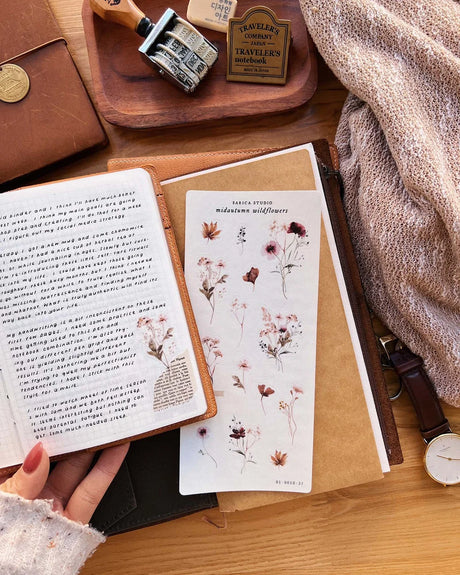 Sarica Studio Midautumn Wildflowers Stickers