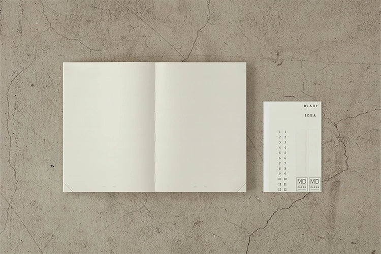 Midori MD Notebook Journal Codex 1 Day 1 Page A5 - Blank