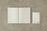 Midori MD Notebook Journal Codex 1 Day 1 Page A5 - Blank