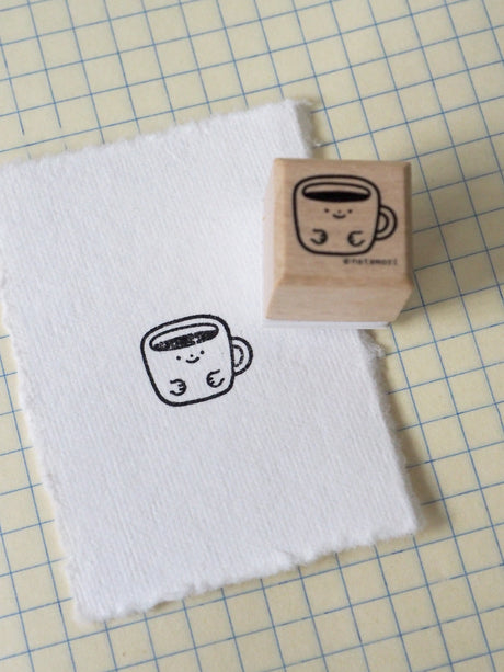 ✿ 2 × 2 cm
✿ Wood-mounted rubber stamp, screen-printed
✿ Beautiful for journaling, planners, letters, packaging, and creative projects ♡