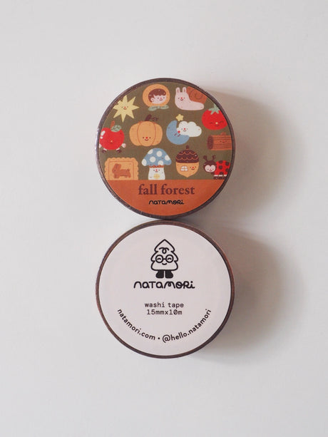 Fall Forest Washi Tape by natamori

✿ 15mm x 10m
✿ matte
✿ great to use in your bullet journal, planner, letters, etc ♡