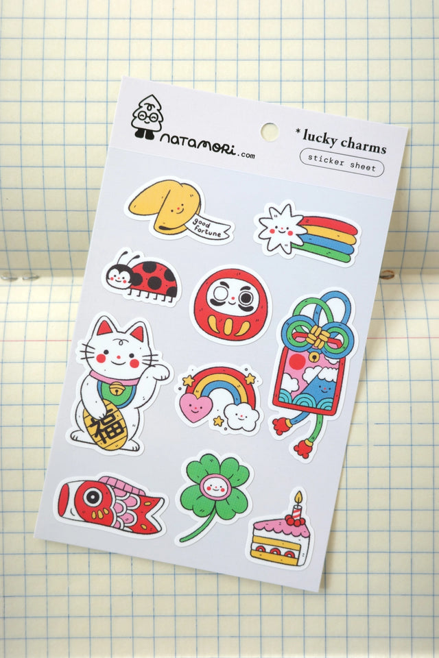 ✿ 8 × 11 cm (sticker sheet) / 8 × 13 cm (backing card)
✿ matte vinyl sticker sheet
✿ water and scratch resistant
✿ includes a small art print on the reverse side, for cutting out ✨