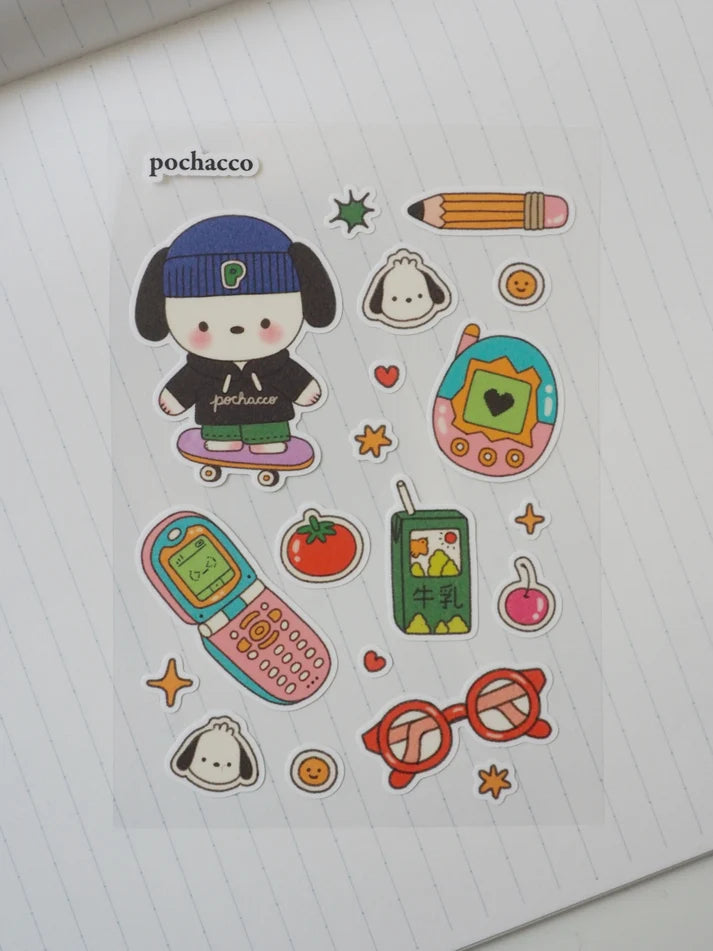 ✿ 3.5x6" / 8.89x12.7 cm
✿ matte vinyl sticker sheet
✿ water and scratch resistant
✿ includes a small art print on the reverse side, for cutting out ✨