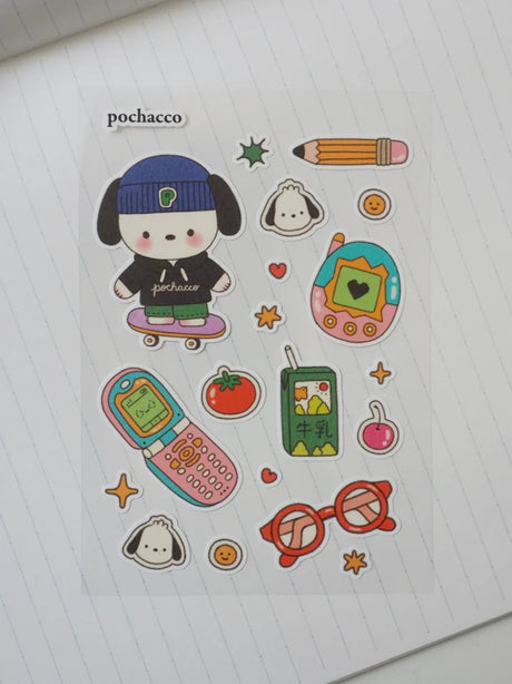 ✿ 3.5x6" / 8.89x12.7 cm
✿ matte vinyl sticker sheet
✿ water and scratch resistant
✿ includes a small art print on the reverse side, for cutting out ✨