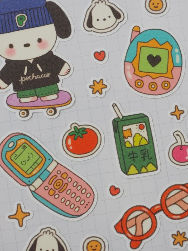 ✿ 3.5x6" / 8.89x12.7 cm
✿ matte vinyl sticker sheet
✿ water and scratch resistant
✿ includes a small art print on the reverse side, for cutting out ✨
