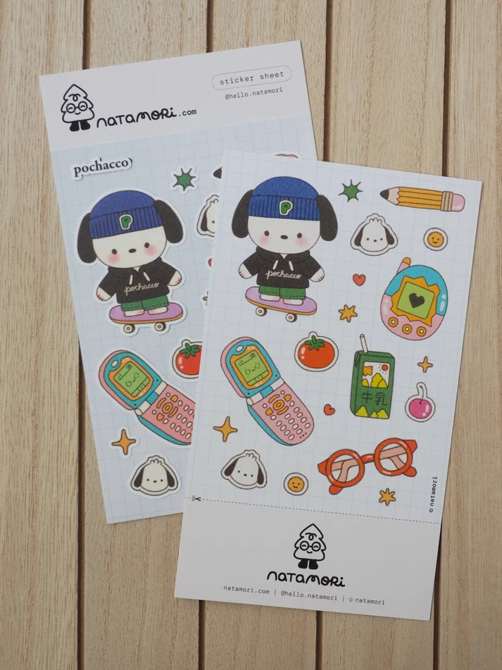 ✿ 3.5x6" / 8.89x12.7 cm
✿ matte vinyl sticker sheet
✿ water and scratch resistant
✿ includes a small art print on the reverse side, for cutting out ✨