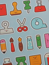✿ 3.5x5" / 8.89x12.7 cm
✿ glossy pvc sticker sheet
✿ water and scratch resistant