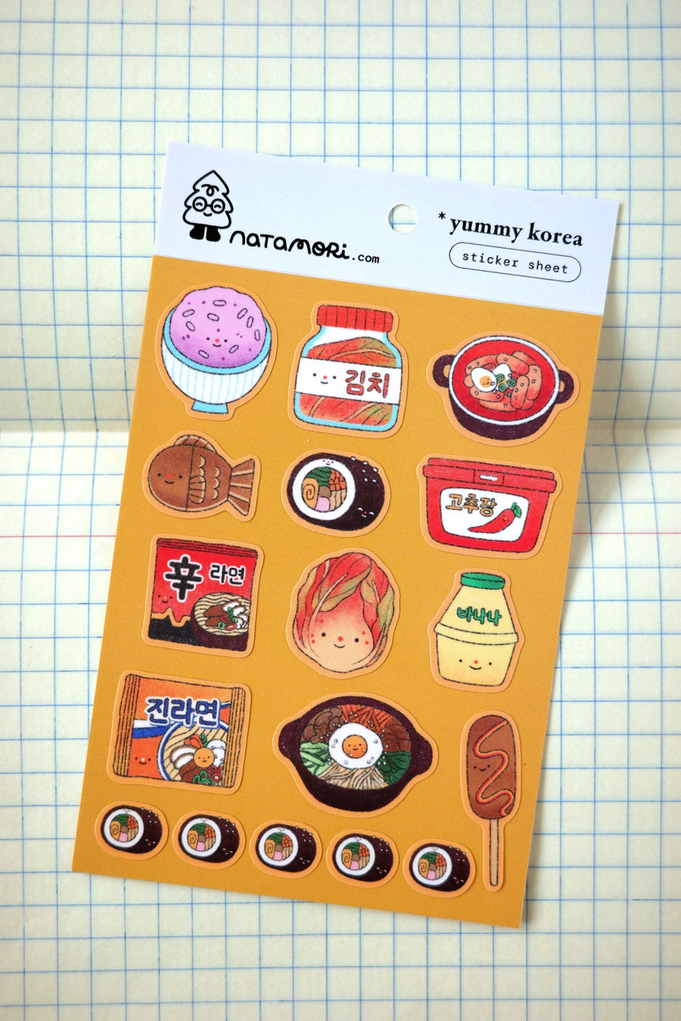 ✿ 8 × 11 cm (sticker sheet) / 8 × 13 cm (backing card)
✿ matte vinyl sticker sheet
✿ water and scratch resistant
✿ includes a small art print on the reverse side, for cutting out ✨