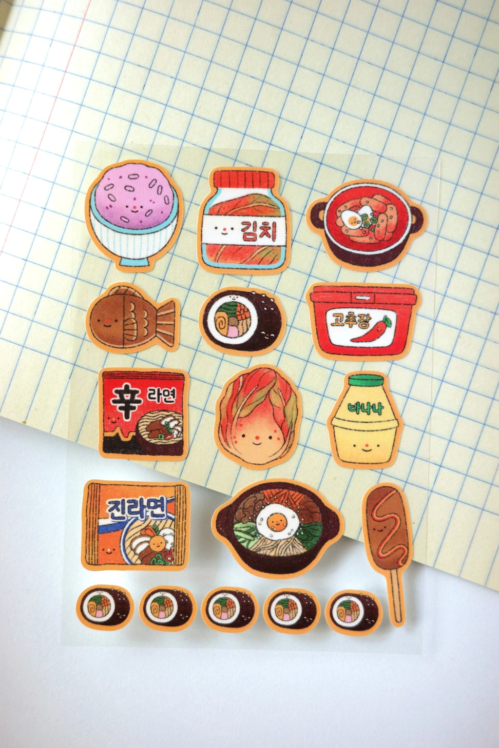 ✿ 8 × 11 cm (sticker sheet) / 8 × 13 cm (backing card)
✿ matte vinyl sticker sheet
✿ water and scratch resistant
✿ includes a small art print on the reverse side, for cutting out ✨
