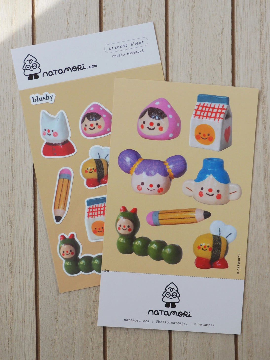 Blushy Sticker Sheet by natamori