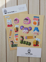 Blushy Sticker Sheet by natamori