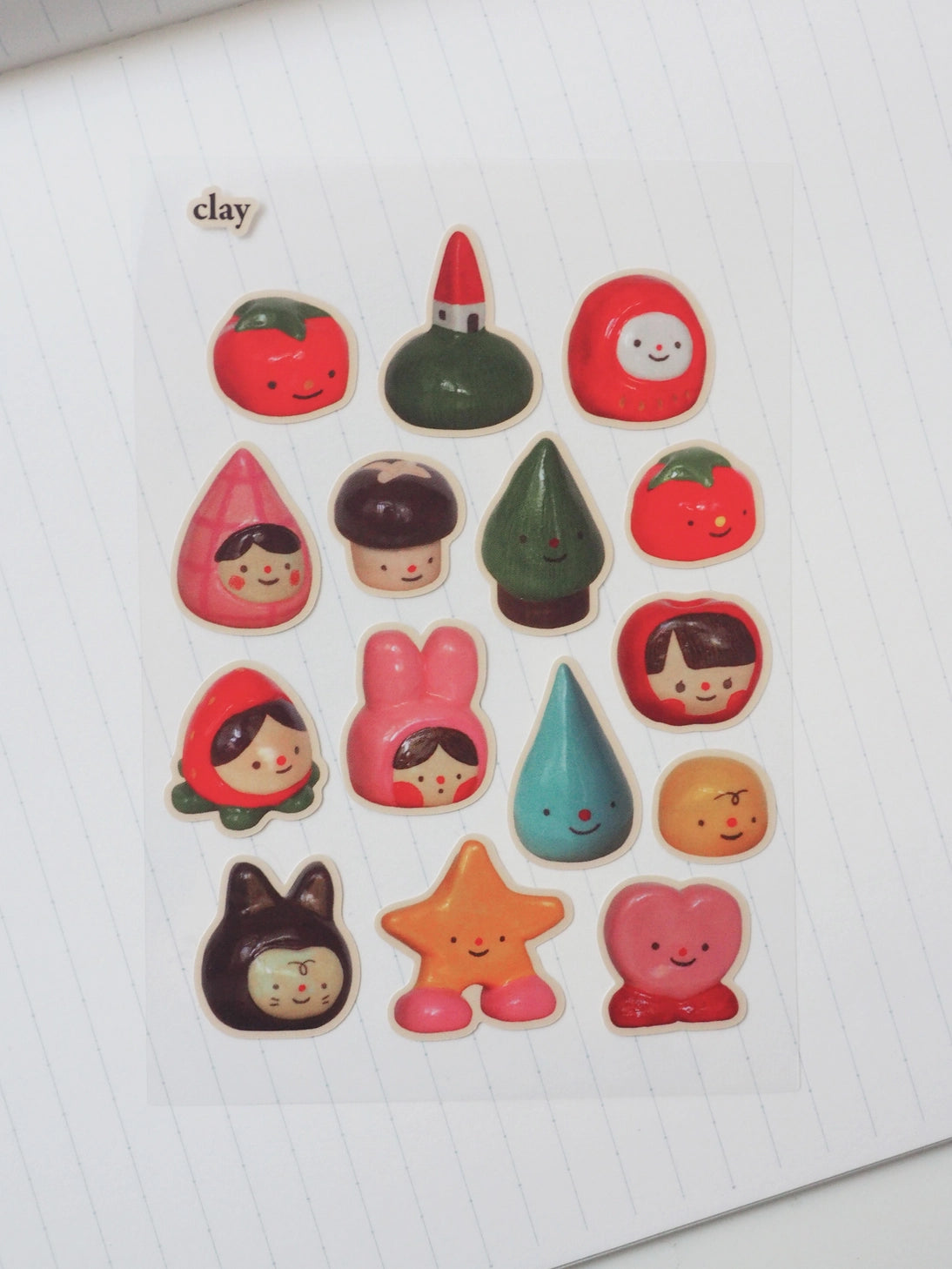 Clay Sticker Sheet by natamori