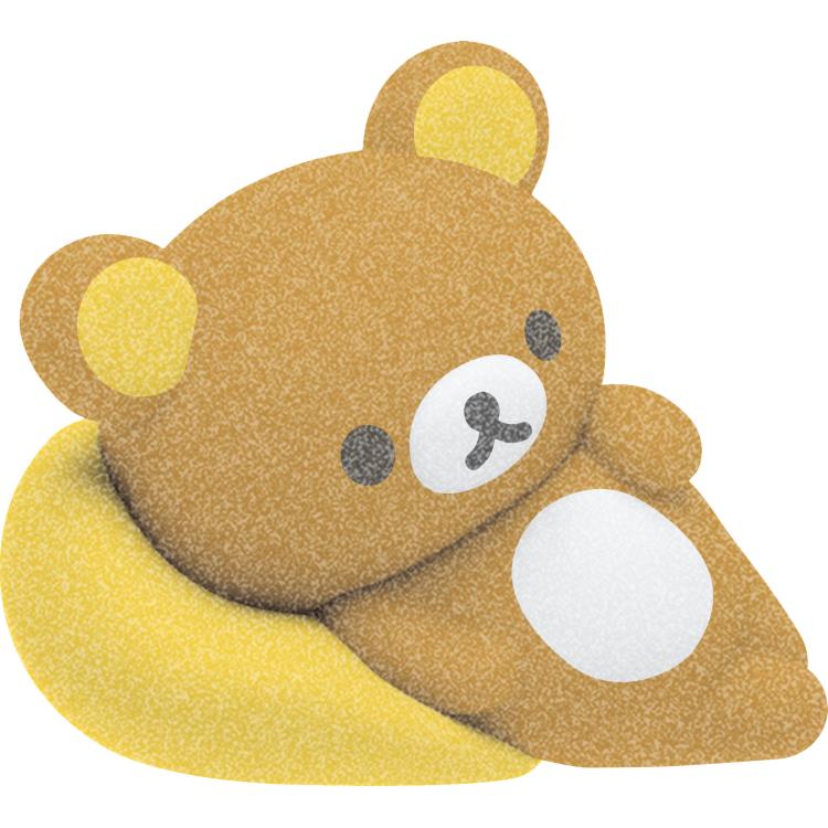 Petit Rilakkuma Mascot Figure - Rilakkuma (Lay Down)