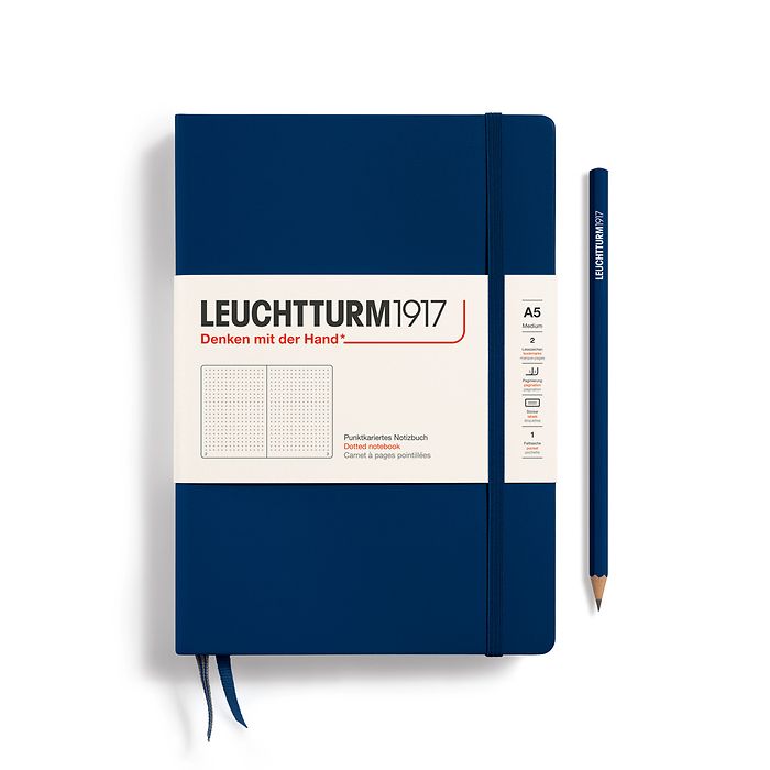 Leuchtturm1917 A5 Navy Hardcover Notebook