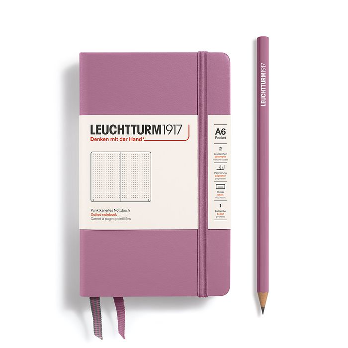 Leuchtturm1917 Pocket (A6) Dusty Rose Hardcover Notebook