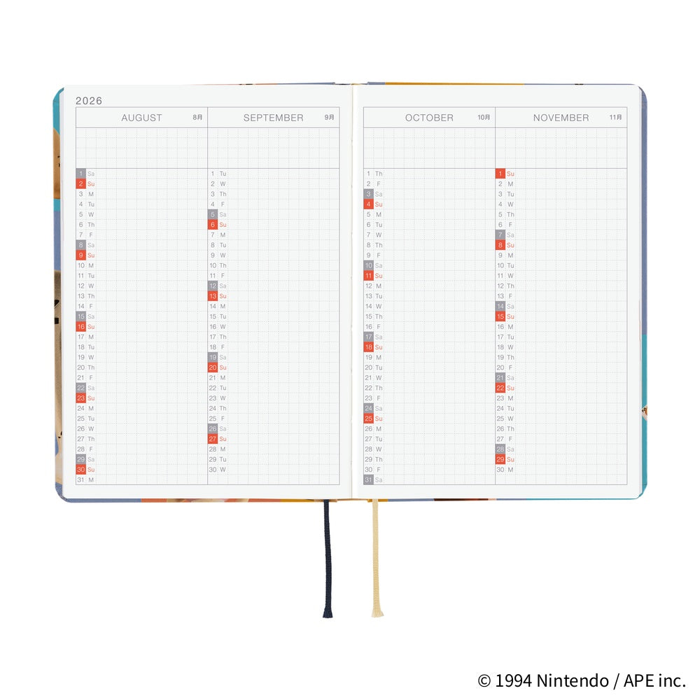 Hobonichi HON 2026 MOTHER: Clay Figurines [ENG/A6/Jan Start] HON