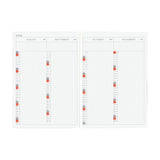 Hobonichi HON 2026 Paper Series: Black Gingham [ENG/A6/Jan Start] HON