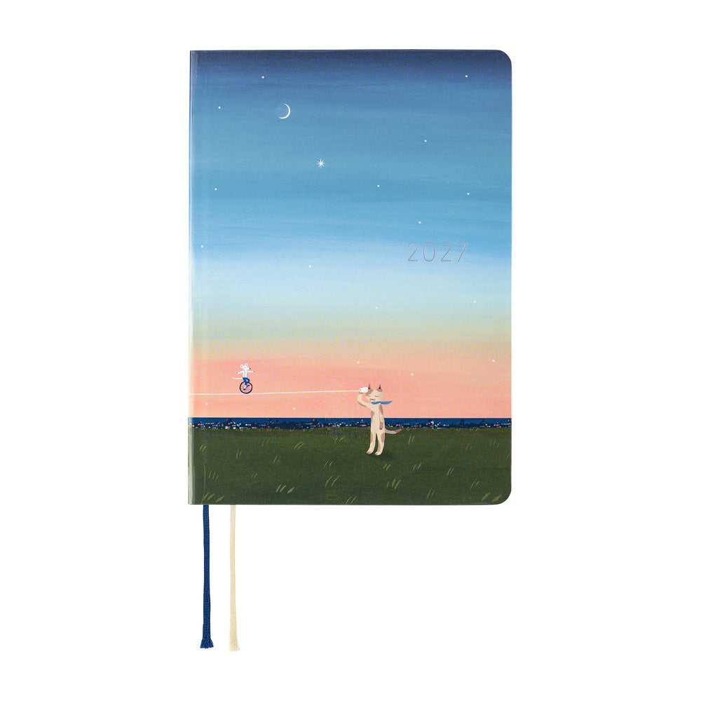 Hobonichi Techo HON A6 - Hiroko Kubota: String Telephone Until the Moon is Full
