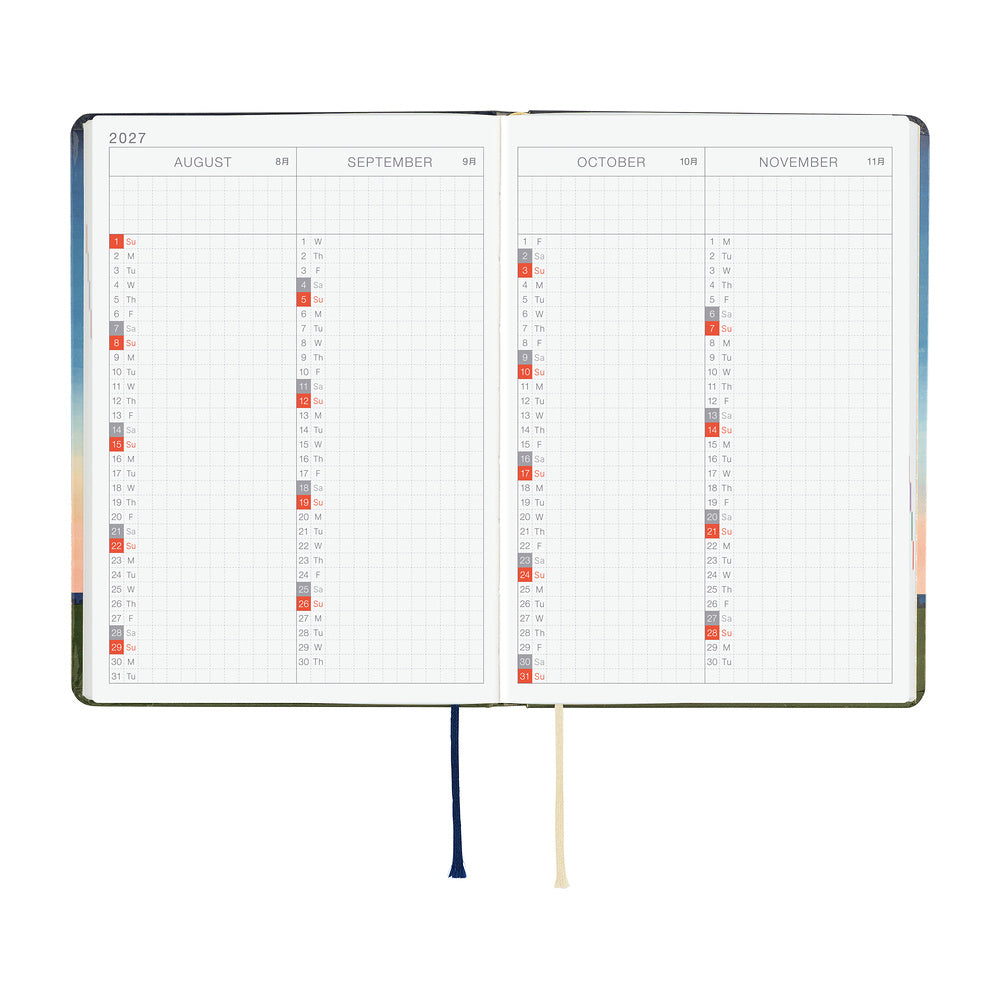 Hobonichi Techo HON A6 - Hiroko Kubota: String Telephone Until the Moon is Full