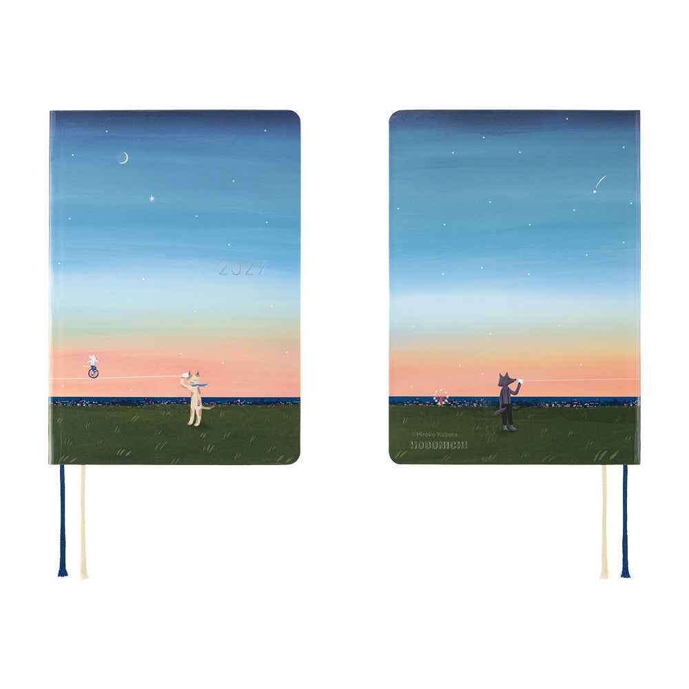 Hobonichi Techo HON A6 - Hiroko Kubota: String Telephone Until the Moon is Full