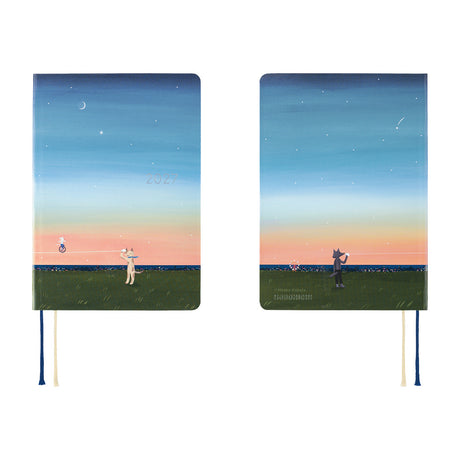 Hobonichi Techo HON A6 - Hiroko Kubota: String Telephone Until the Moon is Full