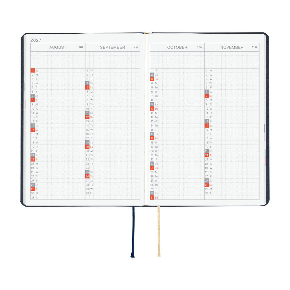 Hobonichi Techo HON A6 - Slash (Navy)