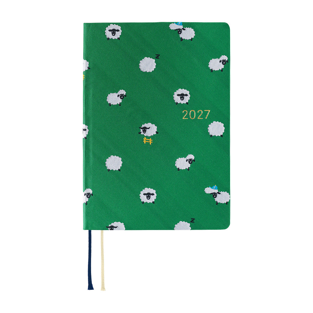Hobonichi Techo HON A6 - Bow & Tie: Sheep Sheep Sheep