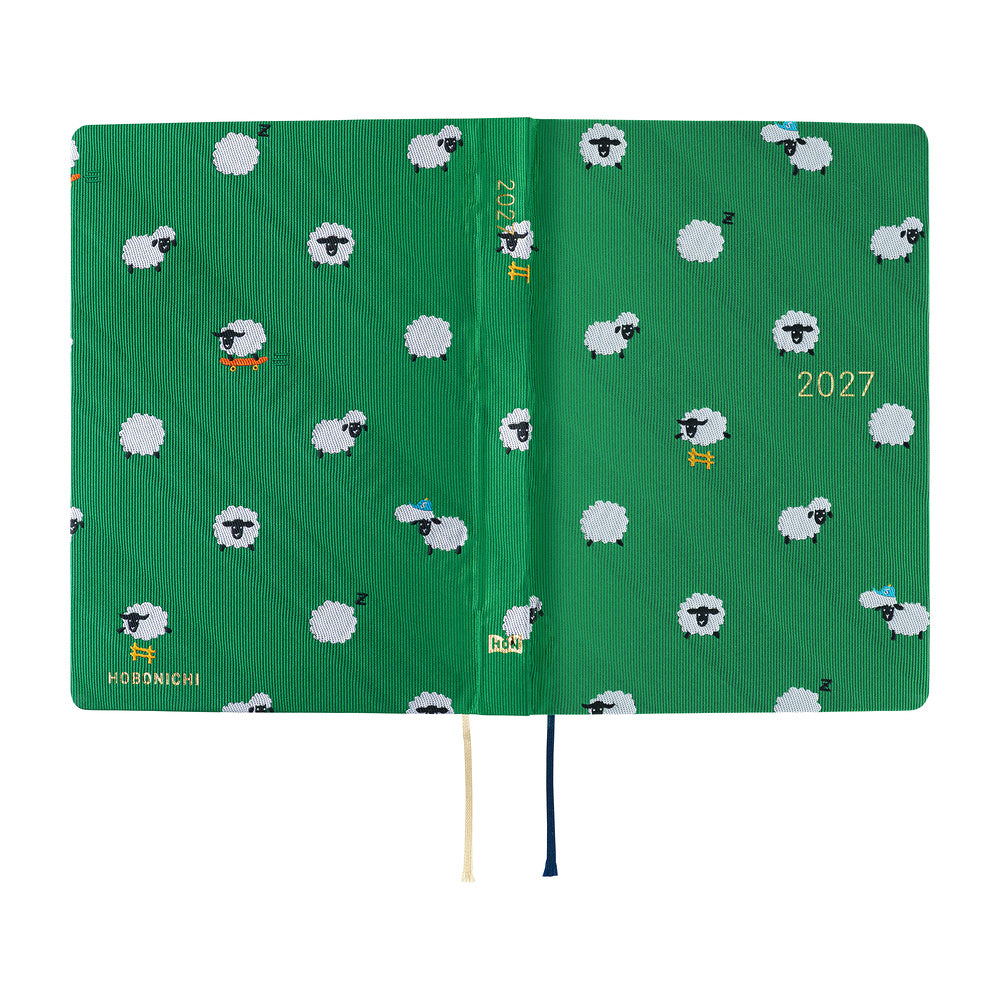 Hobonichi Techo HON A6 - Bow & Tie: Sheep Sheep Sheep