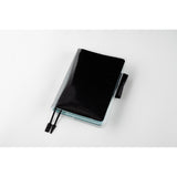Hobonichi Techo A6 Cover Colors: Black x Clear Blue
