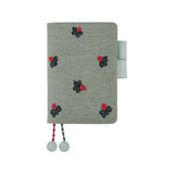 Hobonichi 2026 A6 Cover - mina perhonen: light berry (Green)