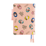 Hobonichi Techo 2026 Original Book & Cover - Candy Stripper: Random Dog & Cat (Pink) [ENG/A6/Jan Start]